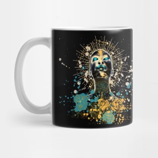 Black Girl Magic graphitti art design Mug